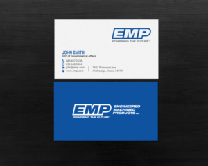 Business Card Design by chandrayaan.creative for Engineered Machined Products, Inc | Design: #17788550