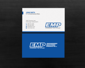 Business Card Design by chandrayaan.creative for Engineered Machined Products, Inc | Design: #17788557
