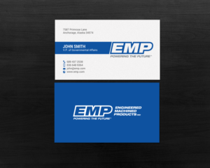 Business Card Design by chandrayaan.creative for Engineered Machined Products, Inc | Design: #17788558
