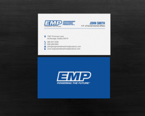 Business Card Design by chandrayaan.creative for Engineered Machined Products, Inc | Design: #17788560