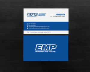 Business Card Design by chandrayaan.creative for Engineered Machined Products, Inc | Design: #17788561