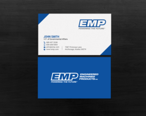 Business Card Design by chandrayaan.creative for Engineered Machined Products, Inc | Design: #17788600