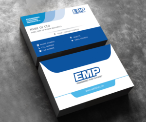 Business Card Design by M6G for Engineered Machined Products, Inc | Design: #17787078