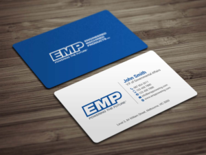 Business Card Design by mdreyad for Engineered Machined Products, Inc | Design: #17745221