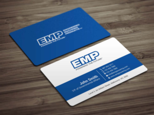Business Card Design by mdreyad for Engineered Machined Products, Inc | Design #17746240