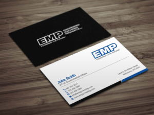 Business Card Design by mdreyad for Engineered Machined Products, Inc | Design: #17777525