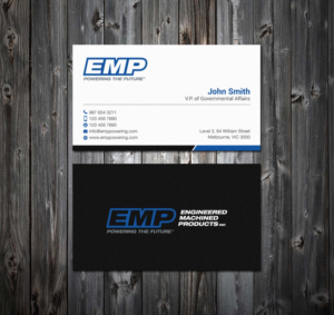 Business Card Design by mdreyad for Engineered Machined Products, Inc | Design: #17777743