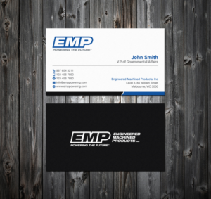 Business Card Design by mdreyad for Engineered Machined Products, Inc | Design: #17827225