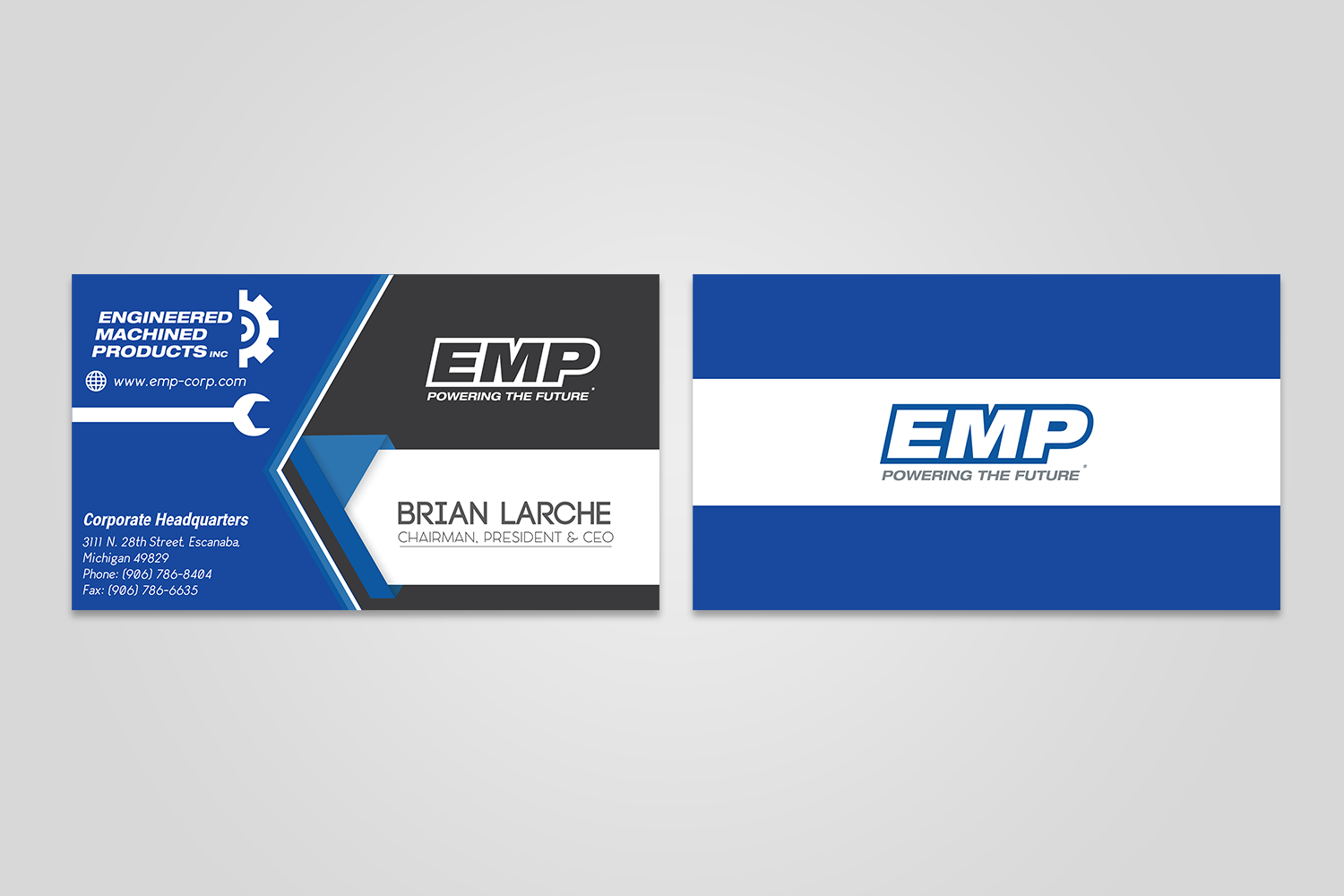 Diseño de Tarjeta de Presentación por Rickyy para Engineered Machined Products, Inc | Diseño #17834129