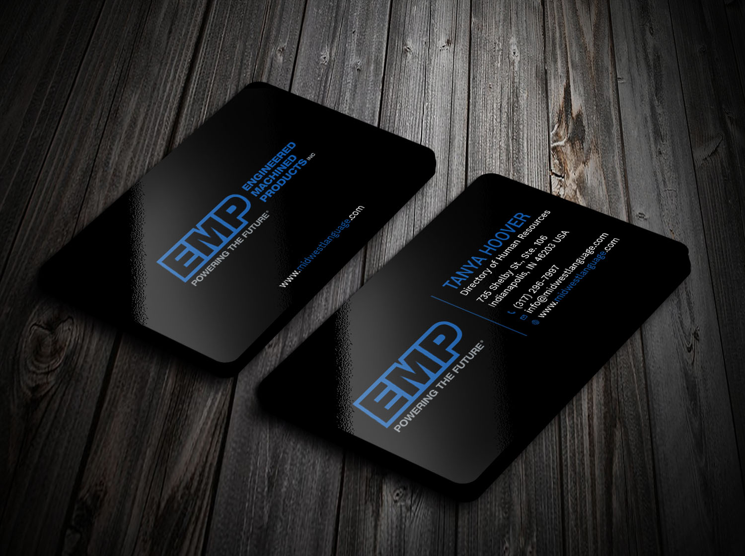Business Card Design by Tripti Ranjan Gain for Engineered Machined Products, Inc | Design #17742628