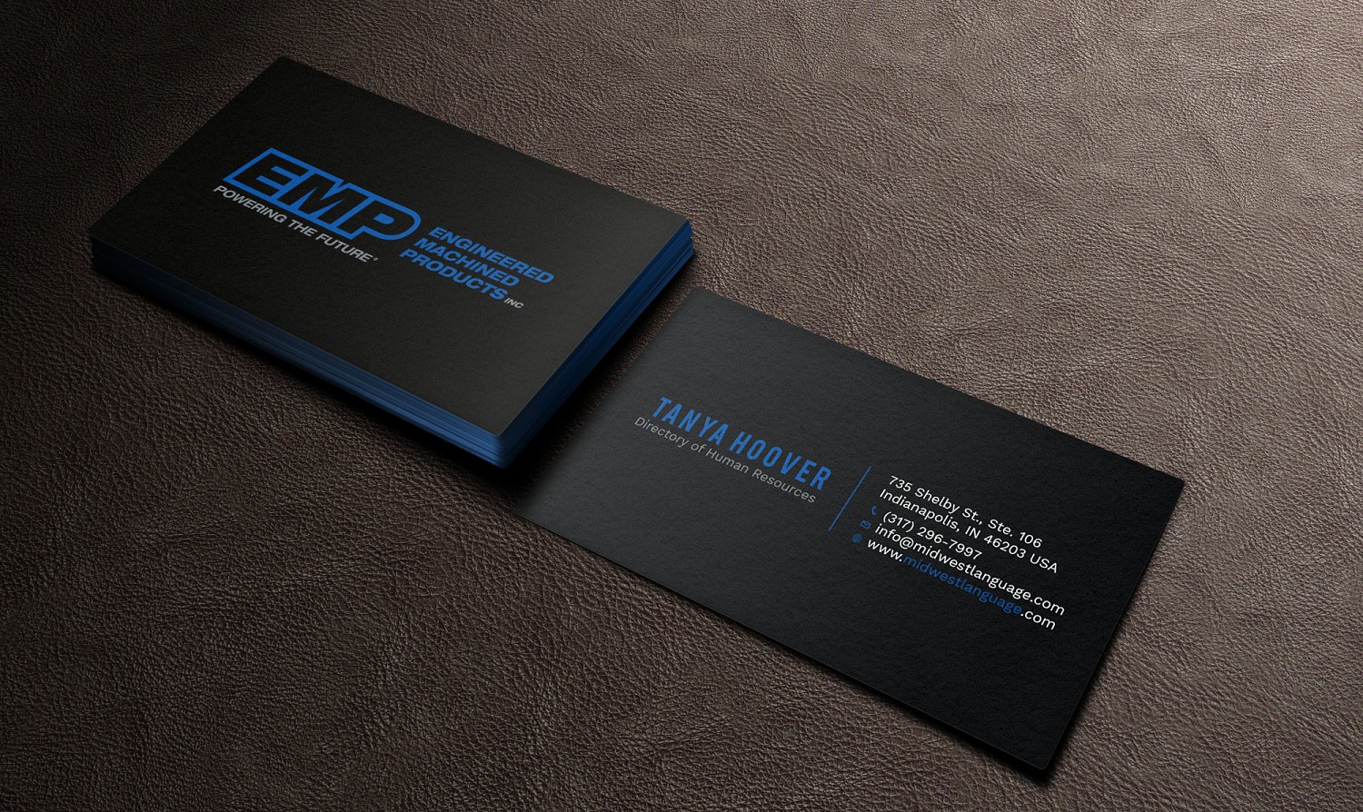 Visitenkarten-Design von Tripti Ranjan Gain für Engineered Machined Products, Inc | Design #17742643