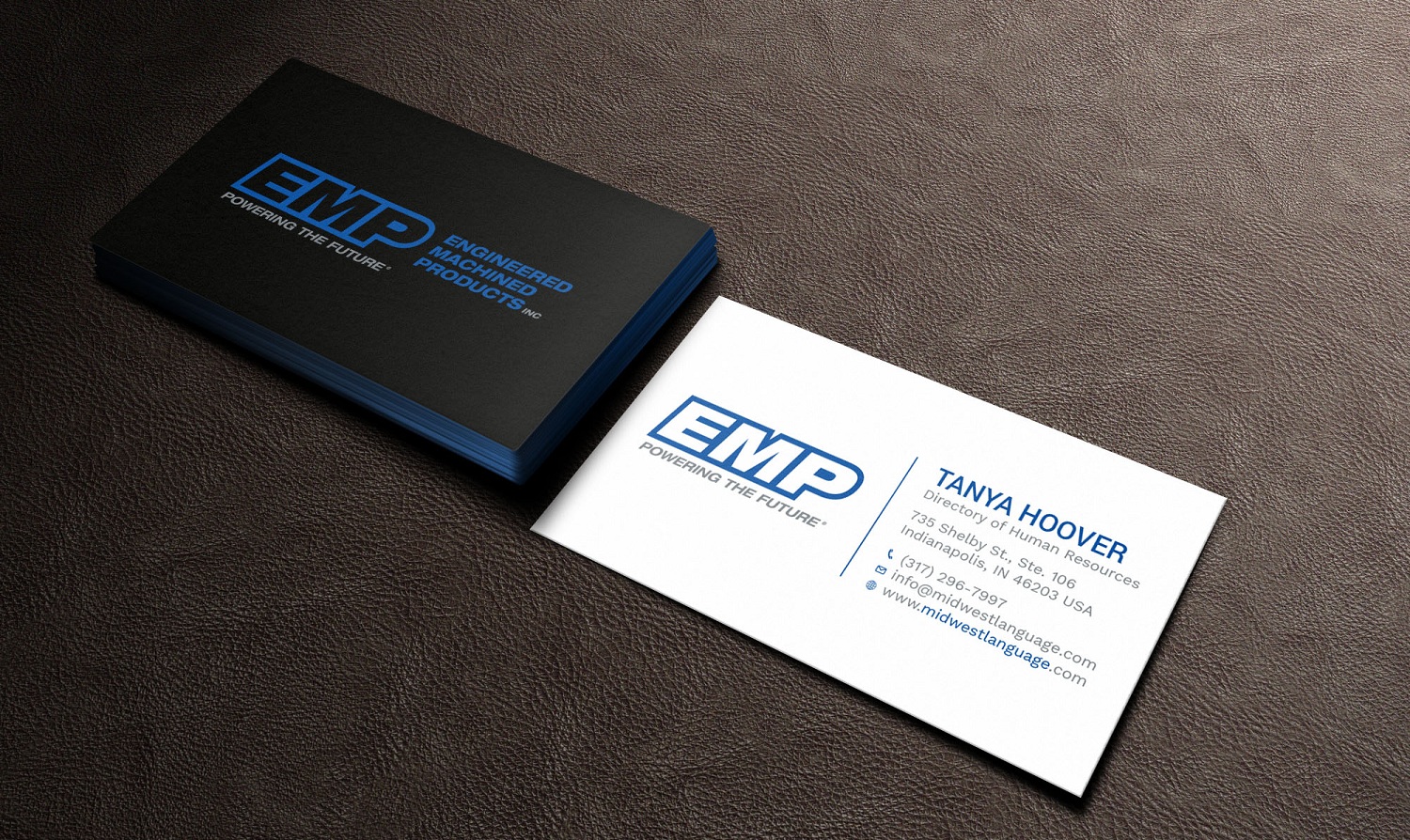 Business Card Design by Tripti Ranjan Gain for Engineered Machined Products, Inc | Design #17742645