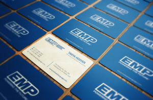 Business Card Design by Tripti Ranjan Gain for Engineered Machined Products, Inc | Design: #17745062