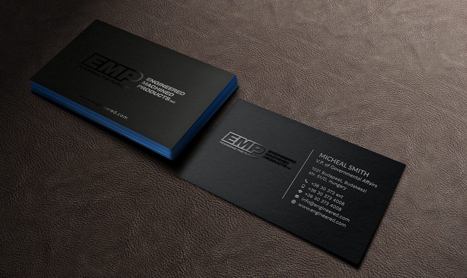 Business Card Design by Tripti Ranjan Gain for Engineered Machined Products, Inc | Design #17746880