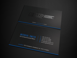 Business Card Design by Tripti Ranjan Gain for Engineered Machined Products, Inc | Design: #17746886