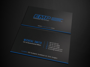 Business Card Design by Tripti Ranjan Gain for Engineered Machined Products, Inc | Design: #17746887