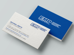 Business Card Design by Tripti Ranjan Gain for Engineered Machined Products, Inc | Design: #17746897
