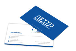 Business Card Design by alex_etel for Engineered Machined Products, Inc | Design: #17740433
