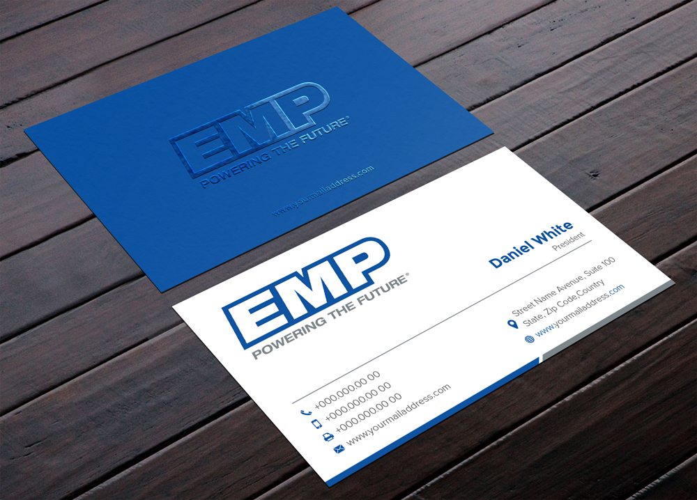 Diseño de Tarjeta de Presentación por alex_etel para Engineered Machined Products, Inc | Diseño #17795287