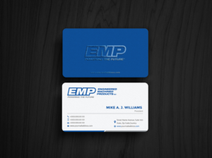 Business Card Design by alex_etel for Engineered Machined Products, Inc | Design: #17843288