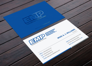 Business Card Design by alex_etel for Engineered Machined Products, Inc | Design: #17852820