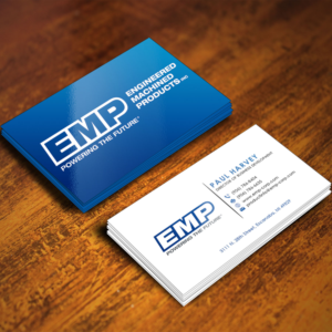 Business Card Design by Darvel Emmanuel for Engineered Machined Products, Inc | Design: #17750405