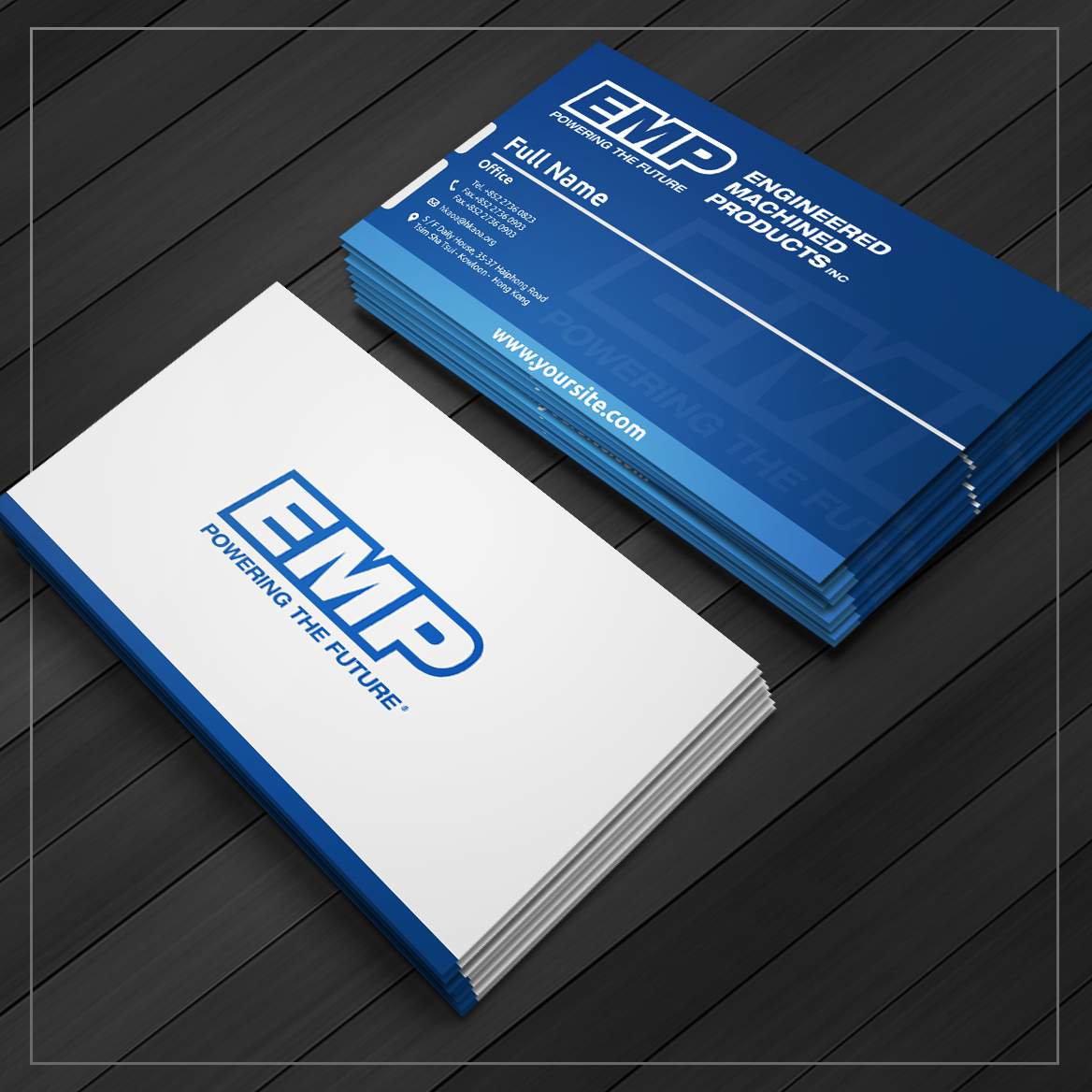 Business Card Design by Caio Designer for Engineered Machined Products, Inc | Design #17822794