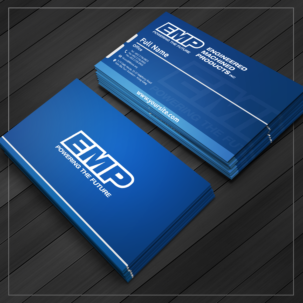 Business Card Design by Caio Designer for Engineered Machined Products, Inc | Design #17822795