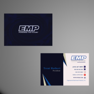 Business Card Design by Sohaib ***** for Engineered Machined Products, Inc | Design: #17772664
