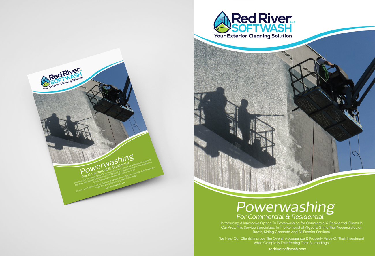 Brochure Design by Impressive Sol for Red River Softwash, LLC | Design #17745081