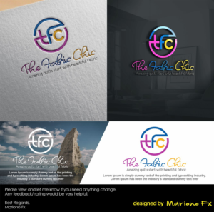 Logo Design by Mariono Fx for The Fabric Chic | Design: #17753322