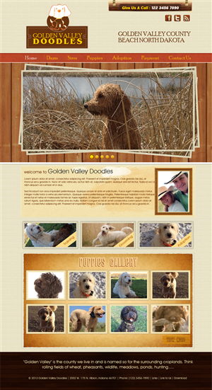 Start up business, dog breeder. Needs logo design and website. | Web Design by Expert Designer