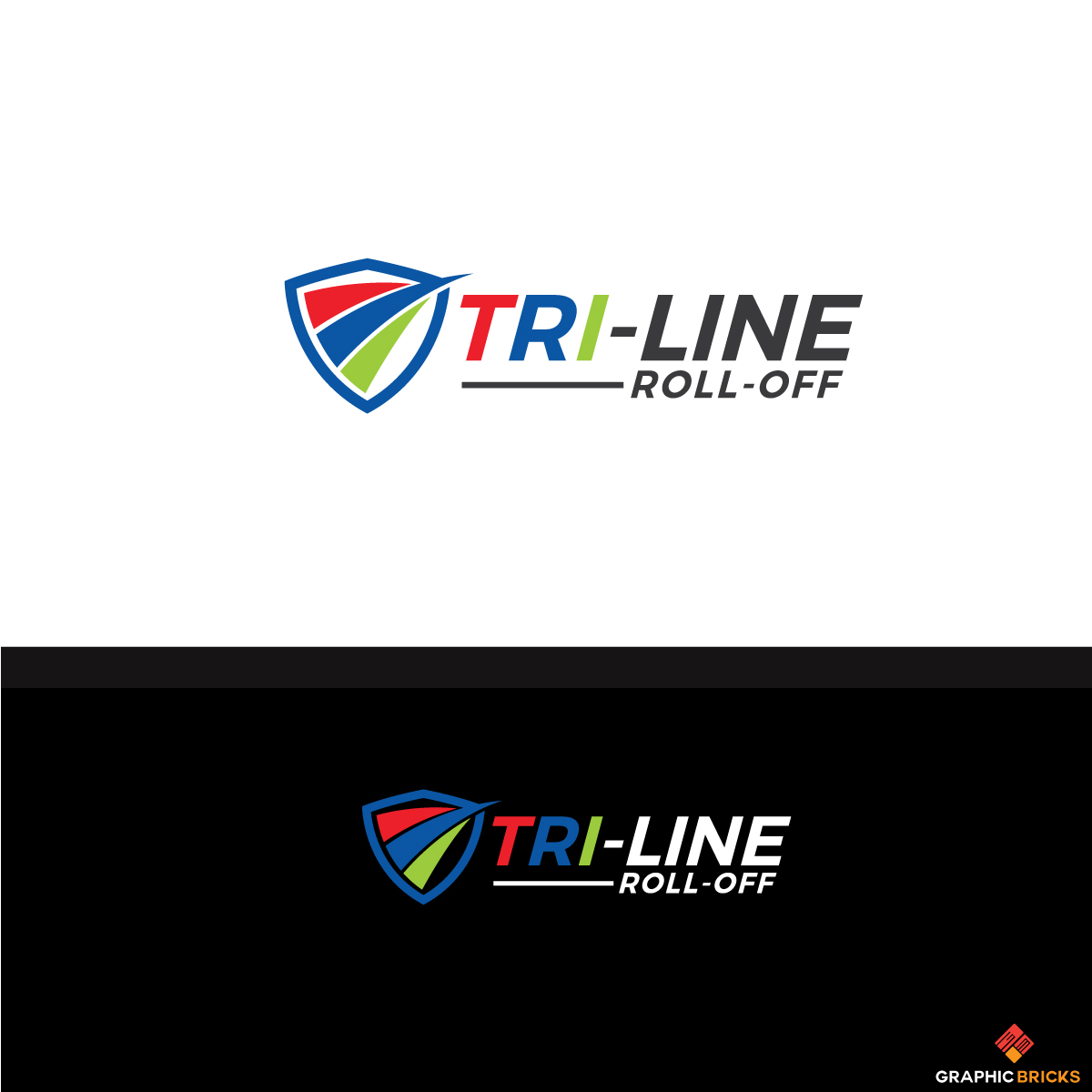 Logo Design by Graphic Bricks for Tri-Line Roll-off | Design #17765924