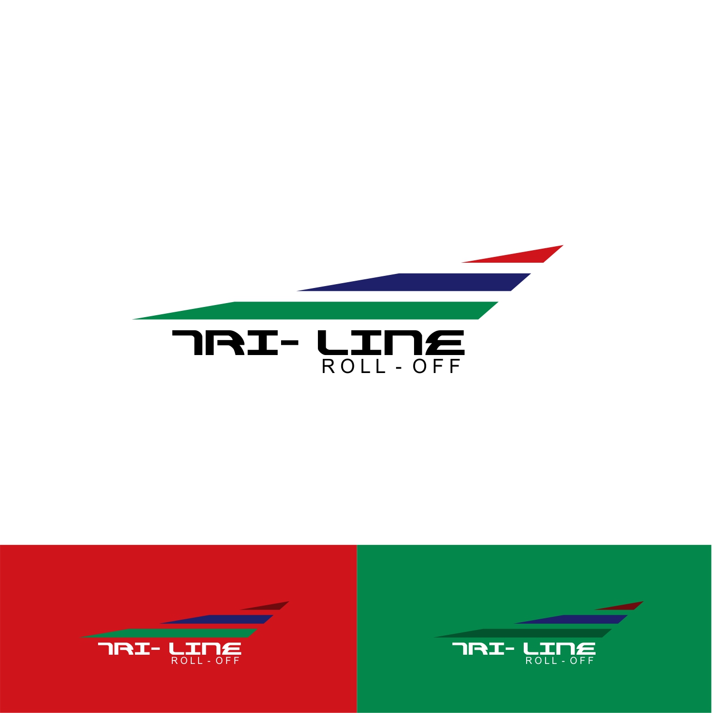 Logo Design by Oneb for Tri-Line Roll-off | Design #17839579