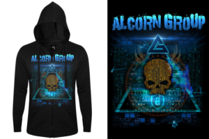 Heavy metal band style t-shirt for cyber security company | T-shirt Design by edge design