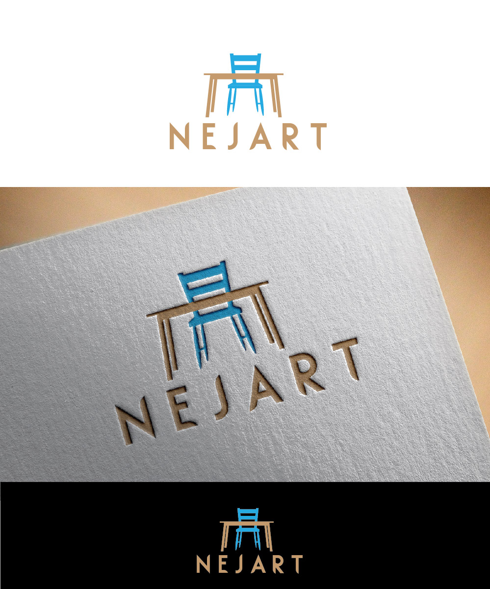 Logo Design by Isnah Logo for Nejart | Design #17761959