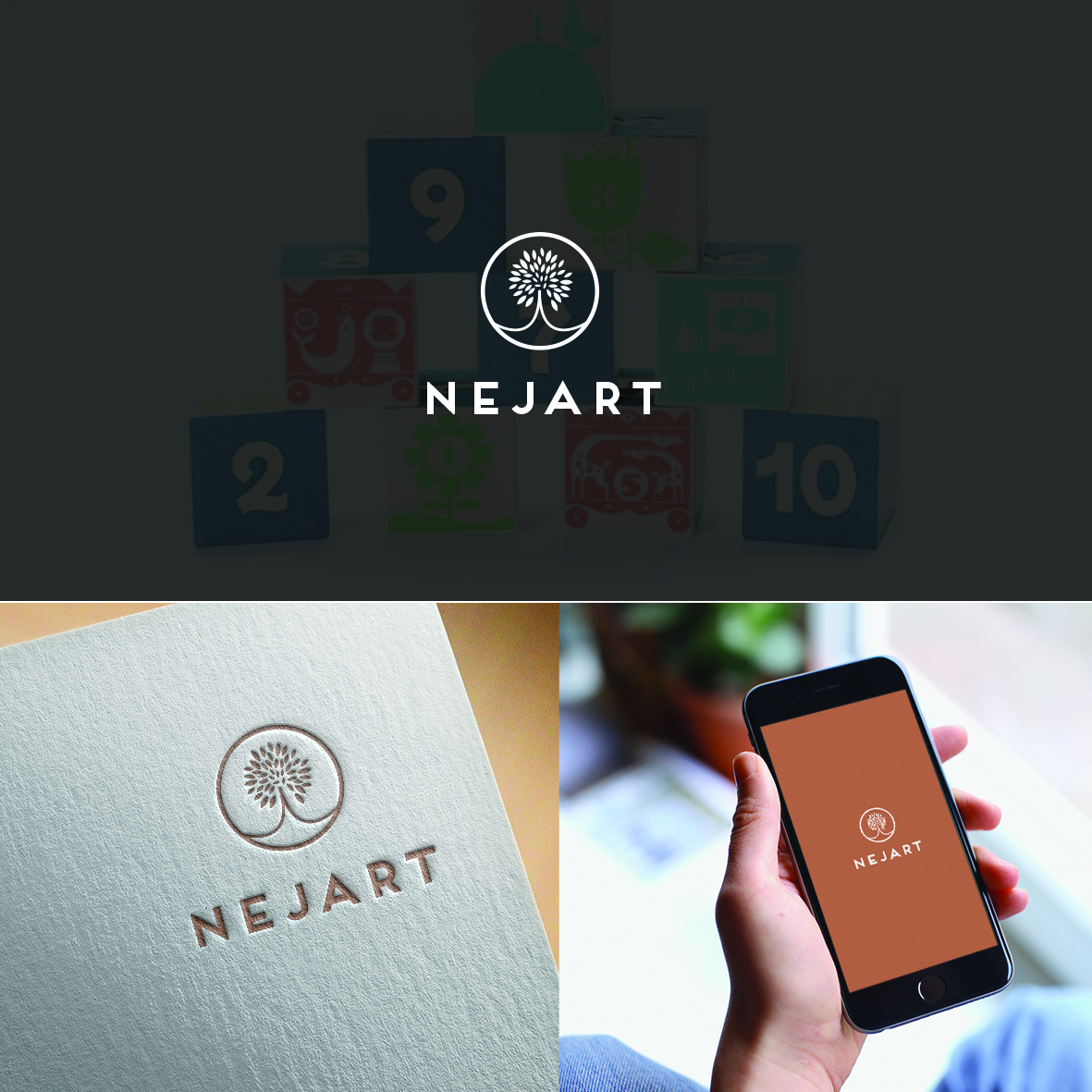 Logo Design by chynthiadewi91 for Nejart | Design #17796950