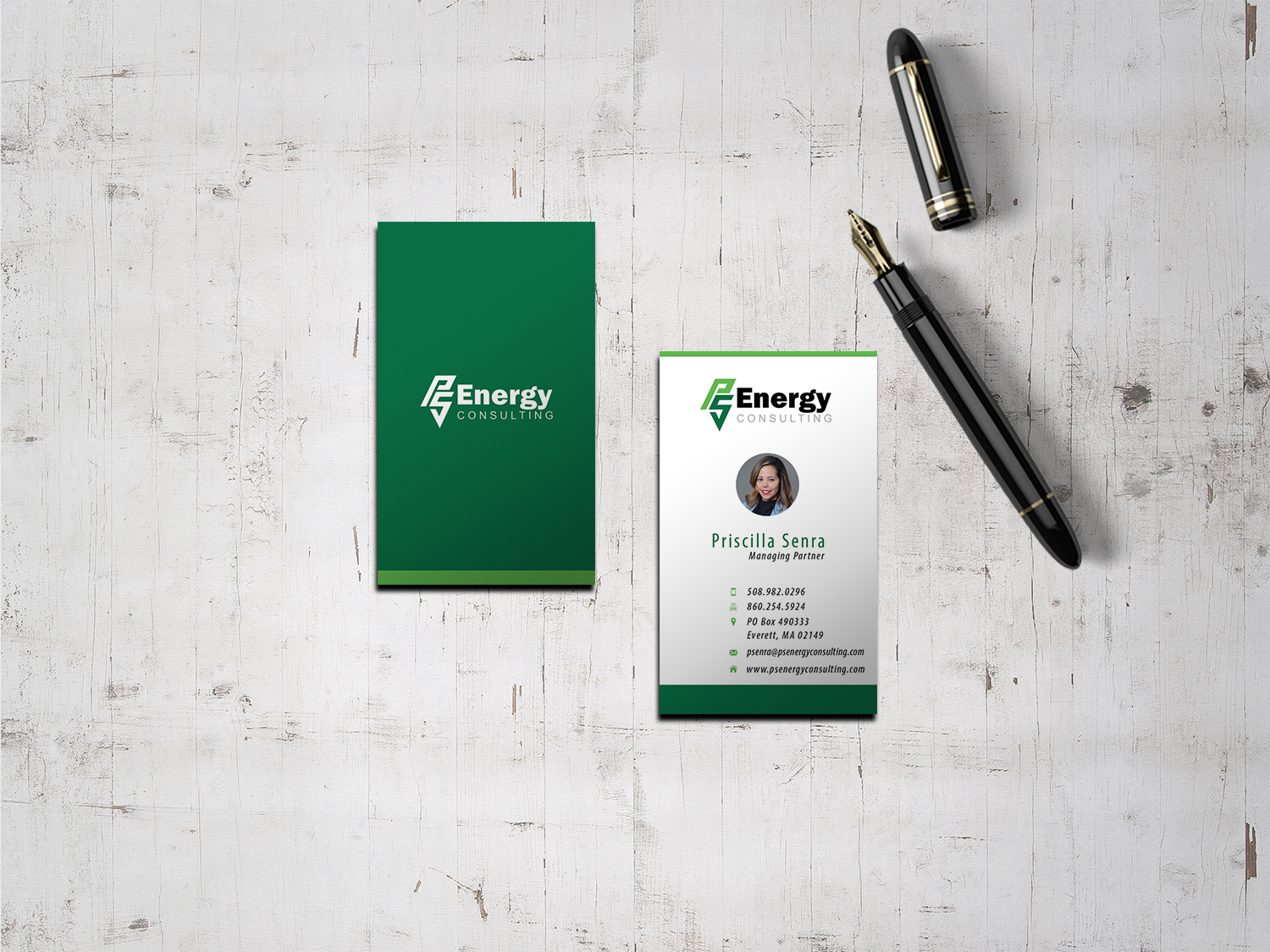 Visitenkarten-Design von Scorpius design für PS Energy Consulting LLC. | Design #17758093