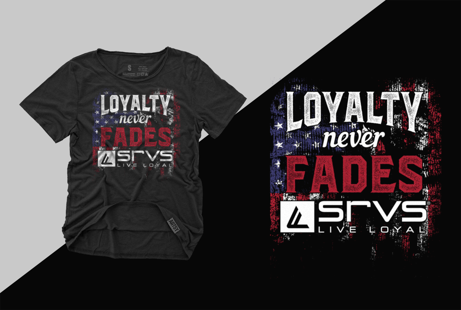 T-shirt Design by Ana St for SRVS Gear | Design #17751790
