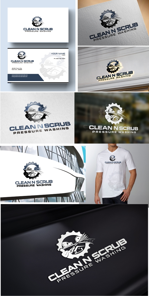 Logo Design by Soul Light for Clean N Scrub | Design #17780174