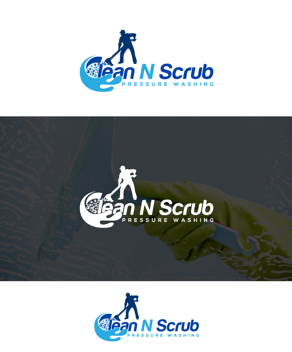 Logo Design by h27 for Clean N Scrub | Design #17767009