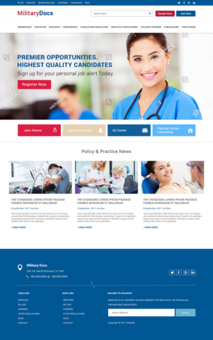 Need Website Design for Non-Profit Veteran Site | Web Design by lemosys infotech