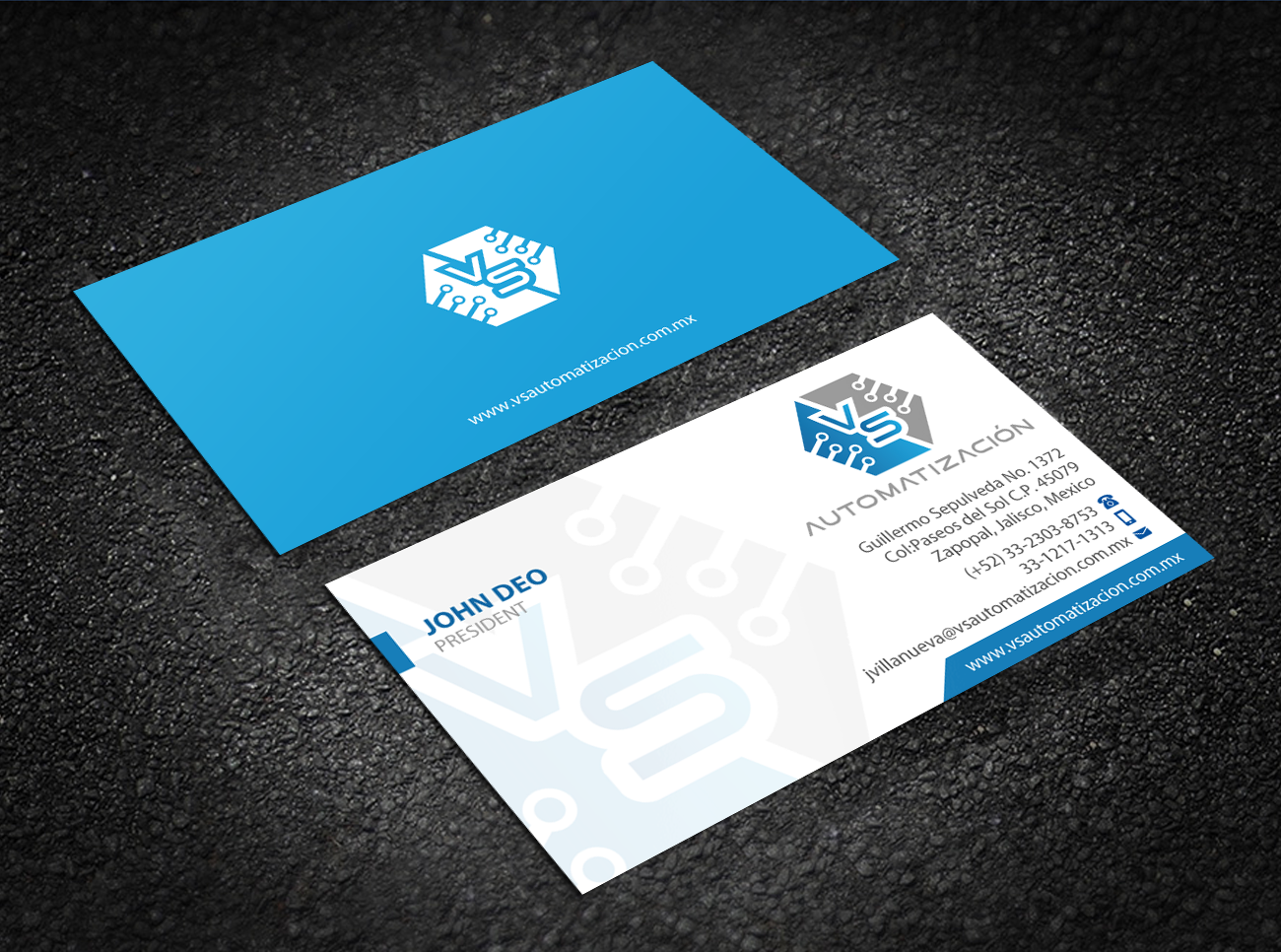 Stationery Design by Brand aid for VS Automatizacion | Design #20177811