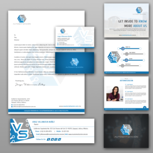 Design de Papeterie par Creative Jiniya pour VS Automatizacion | Design : #20171669