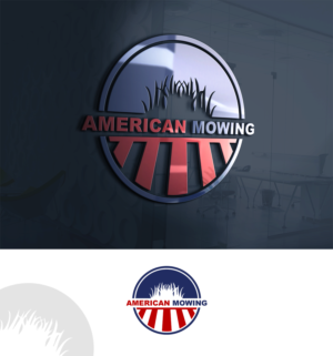 American Mowing | Logo Design by Firstception