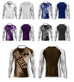 Compression Rashguard long sleeves front and back for yoga4bjj  | T-shirt Design by jaycobbb