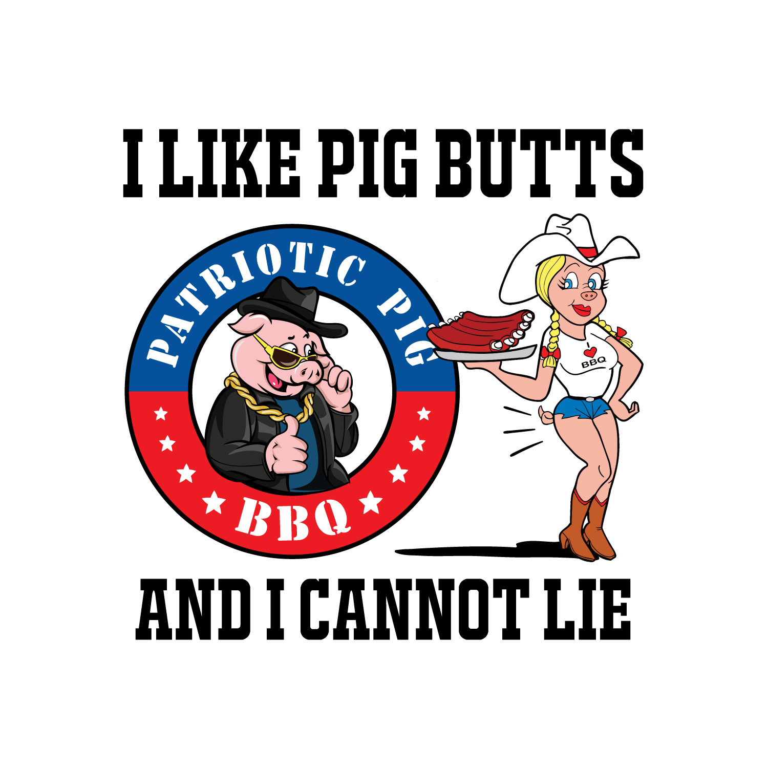 Diseño de Camiseta por B'signs para Patriotic Pig | Diseño #17776227