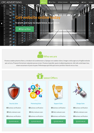 Landing Page Design by tarek_cs