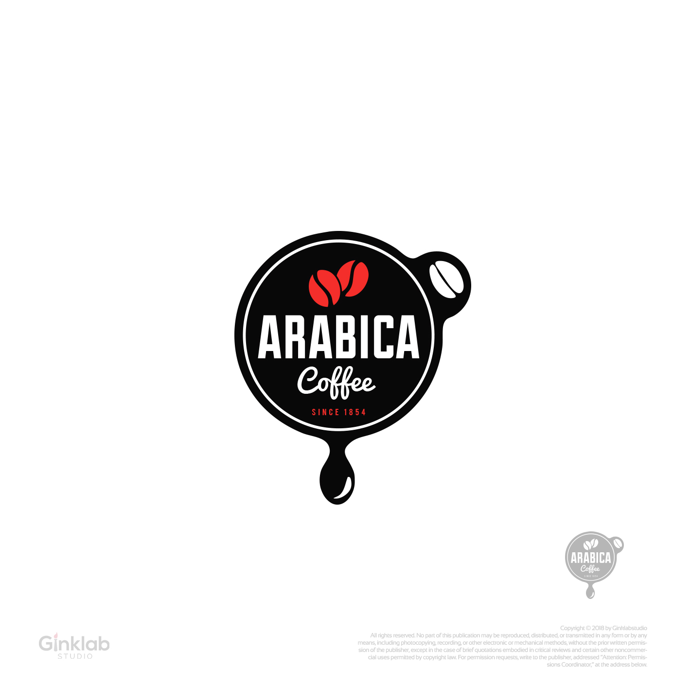 Bold, Playful, Coffee Shop Logo Design for Arabica by ginklab-studio ...