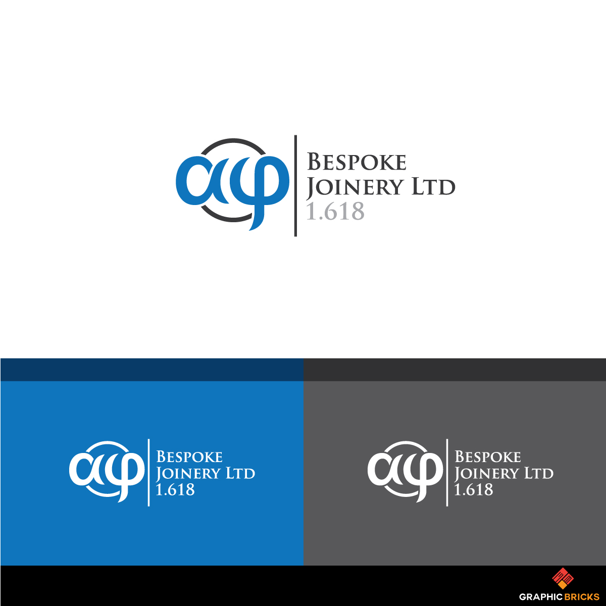 Logo Design by Graphic Bricks for AP Bespoke Joinery Ltd | Design #17775333